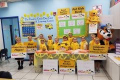 Donuts & juice at The Creative Child Day Care & Learning Center, Hialeah, FL