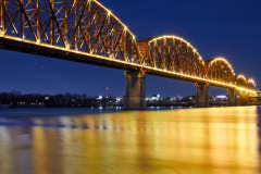 Big Four Bridge at Waterfront Park, Louisville, Kentucky 2021