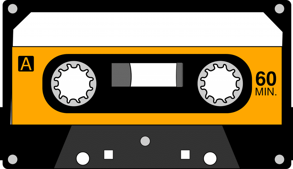 yellow and black cassette tape - offline learning