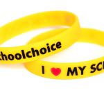 National School Choice Week yellow wristband