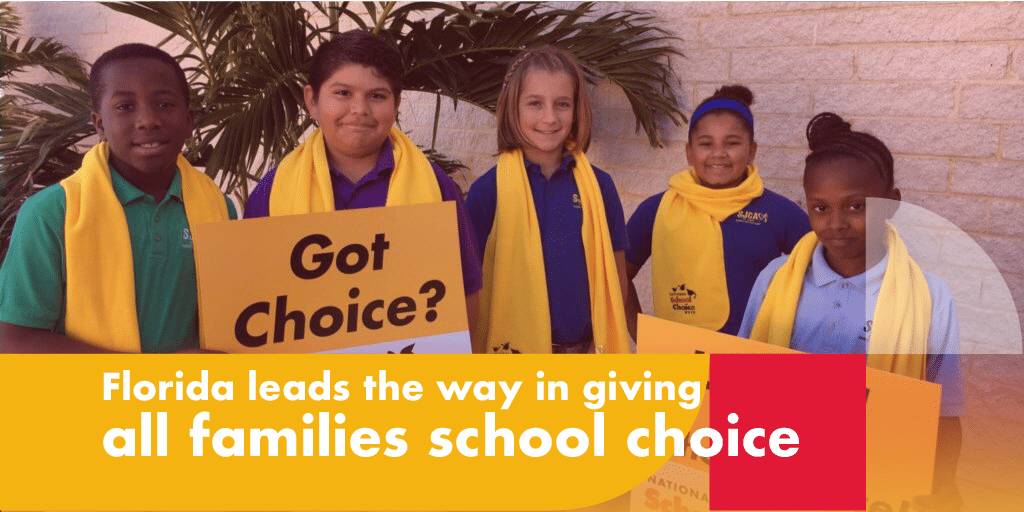 Florida leads the way in giving all families school choice