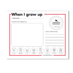 When I Grow Up Worksheet