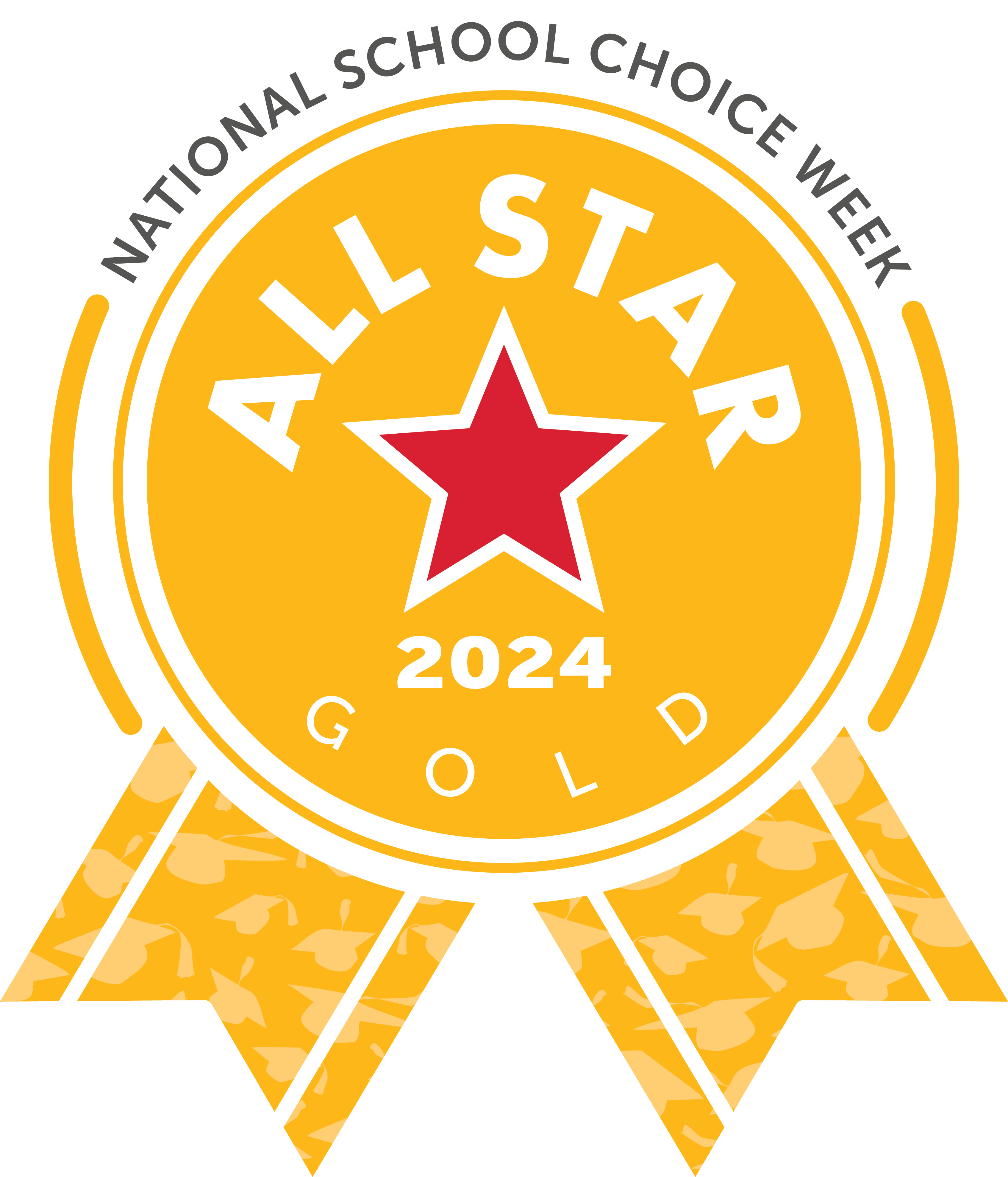 NSCW All Stars-Gold badge